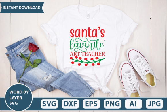 Santa’s Favorite Art Teacher Embroidery Review