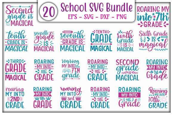 School Design Bundle: A Magical Embroidery Collection