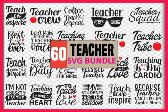 Teacher Quotes Designs Bundle: A Versatile Embroidery Set
