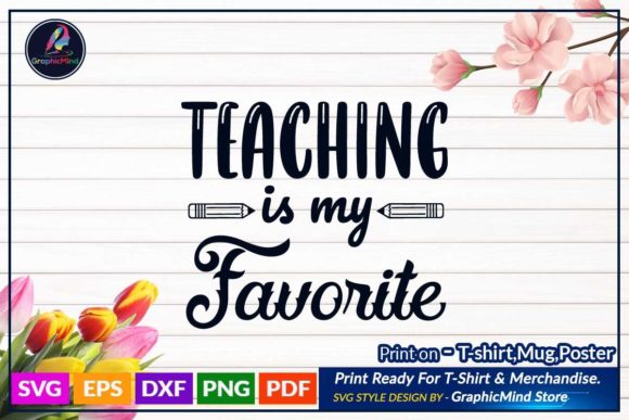 Teacher T-Shirt Design for Teacher Lover